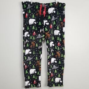 Fuzzy winter animals pants 2X - 0060
